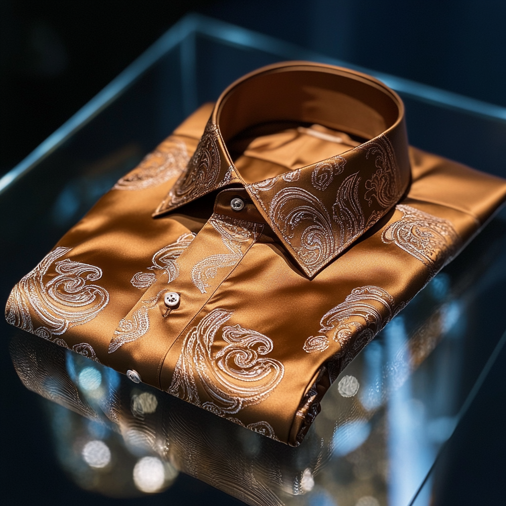 Perfect best unique Luxe Collection Silk High Elasticity shirt