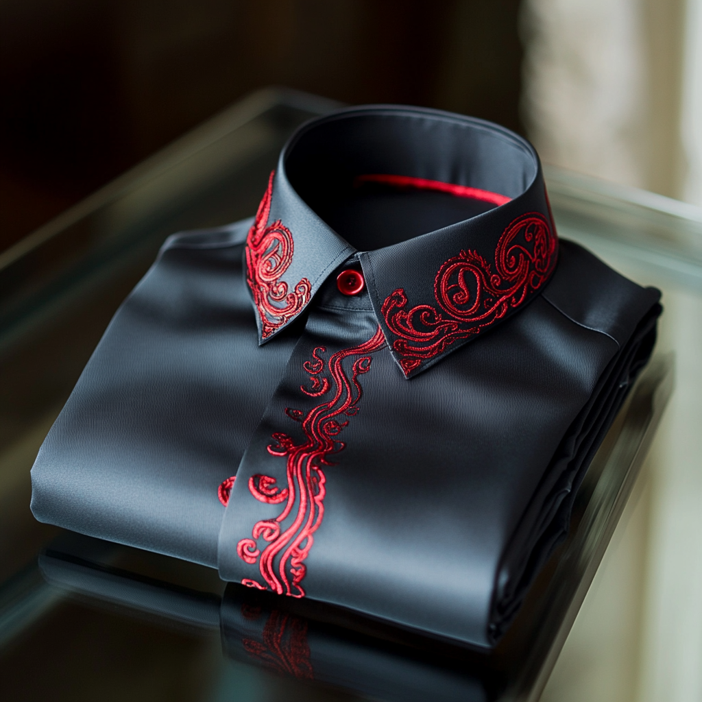 Perfect best unique Luxe Collection Silk High Elasticity shirt