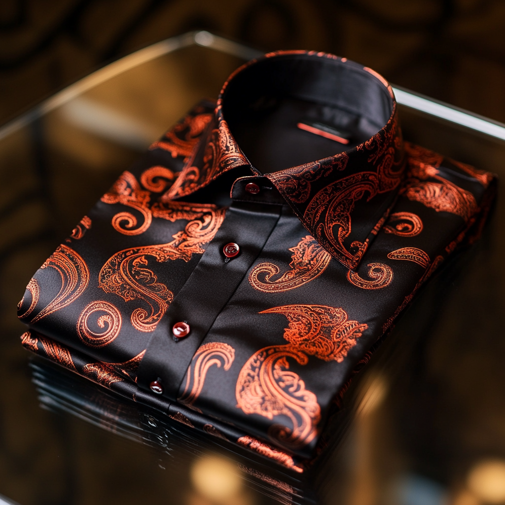 Perfect best unique Luxe Collection Silk High Elasticity shirt
