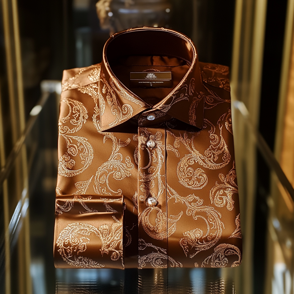 Perfect best unique Luxe Collection Silk High Elasticity shirt