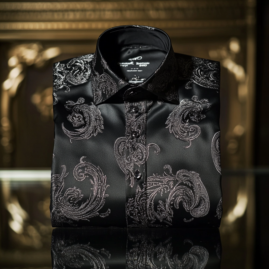 Perfect best unique Luxe Collection Silk High Elasticity shirt