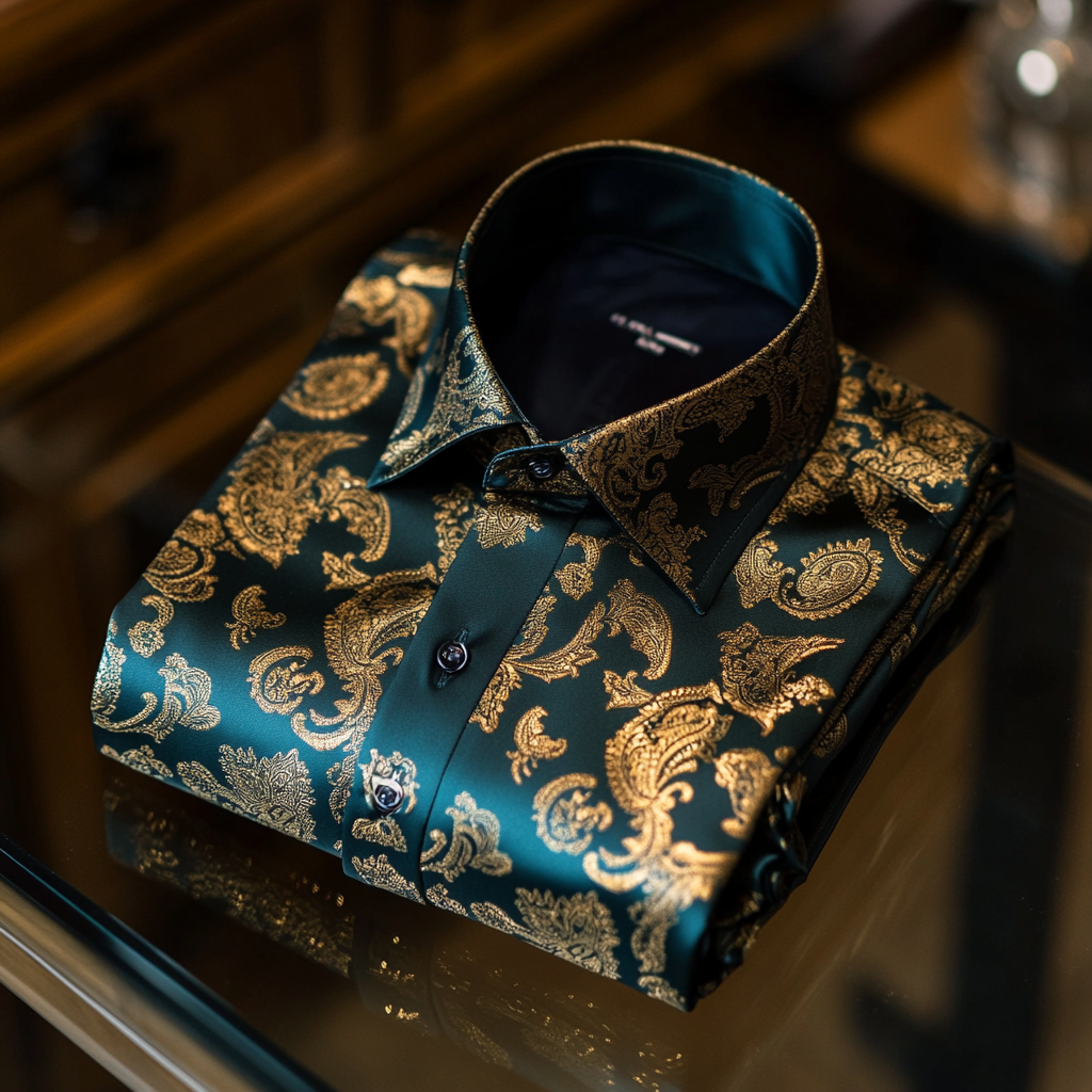 Perfect best unique Luxe Collection Silk High Elasticity shirt