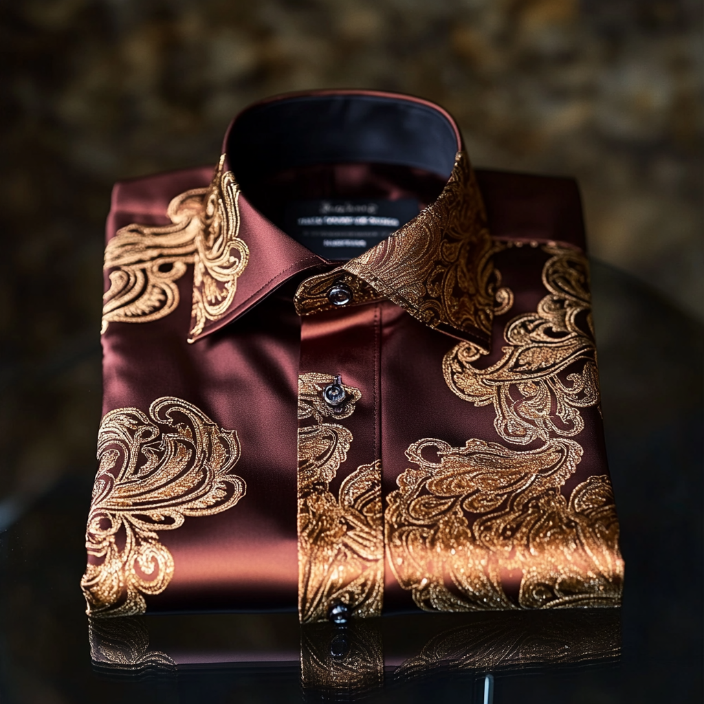 Perfect best unique Luxe Collection Silk High Elasticity shirt