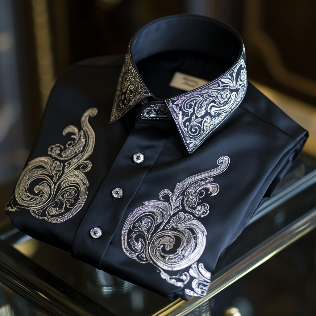 Perfect best unique Luxe Collection Silk High Elasticity shirt