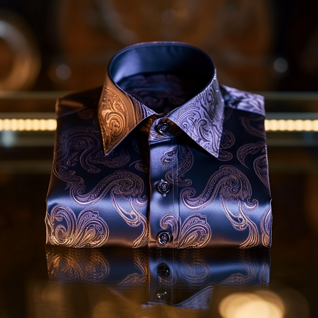 Perfect best unique Luxe Collection Silk High Elasticity shirt