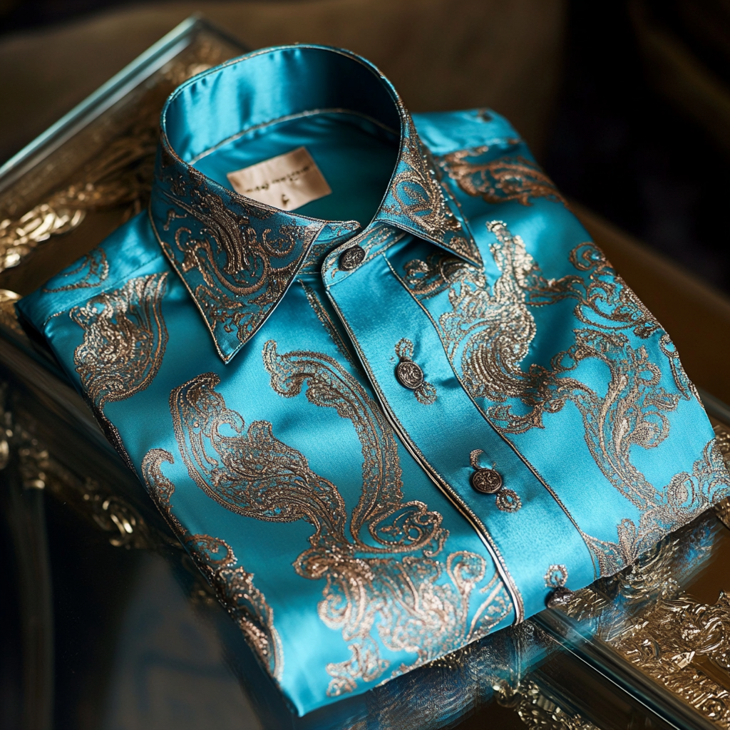 Perfect best unique Luxe Collection Silk High Elasticity shirt