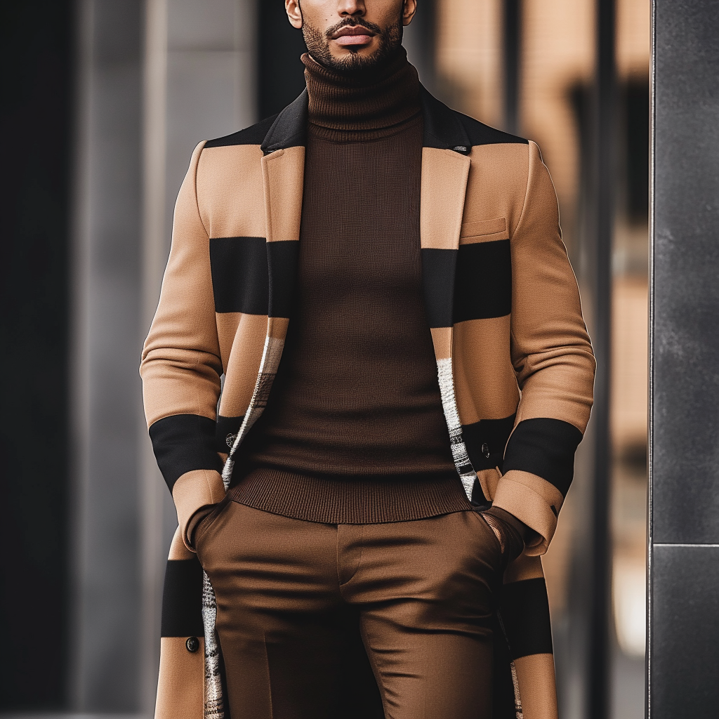 Unique casual Men's Luxury Business Casual Fashion Blazer Suit Coat Jacket