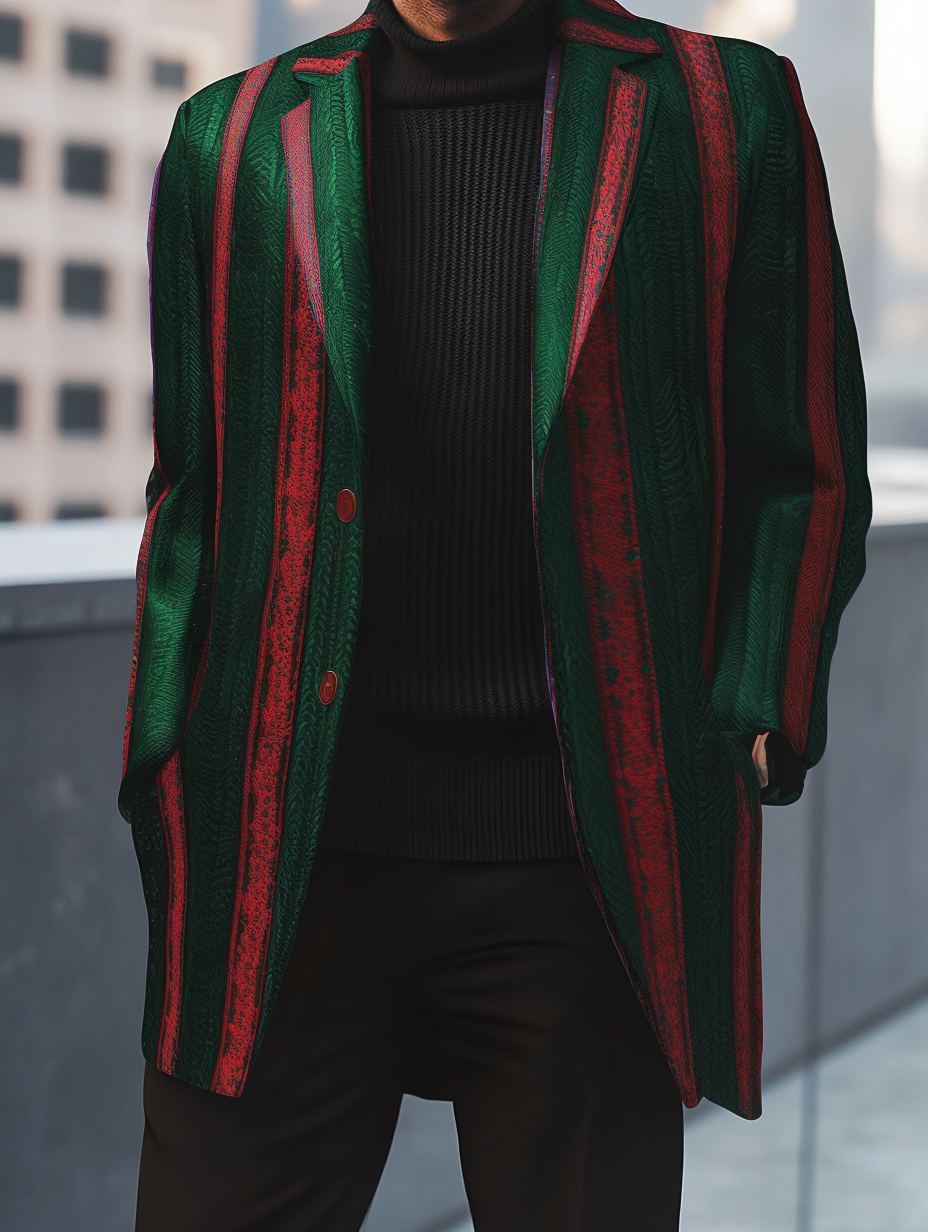 2024 Man Unique casual Men's Luxury Business Casual Fashion Blazer Suit Coat Jacket