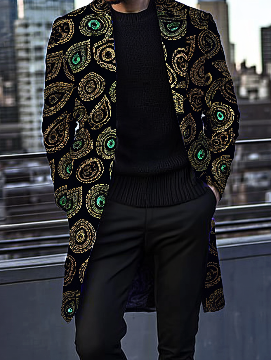 2024 Man Unique casual Men's Luxury Business Casual Fashion Blazer Suit Coat Jacket