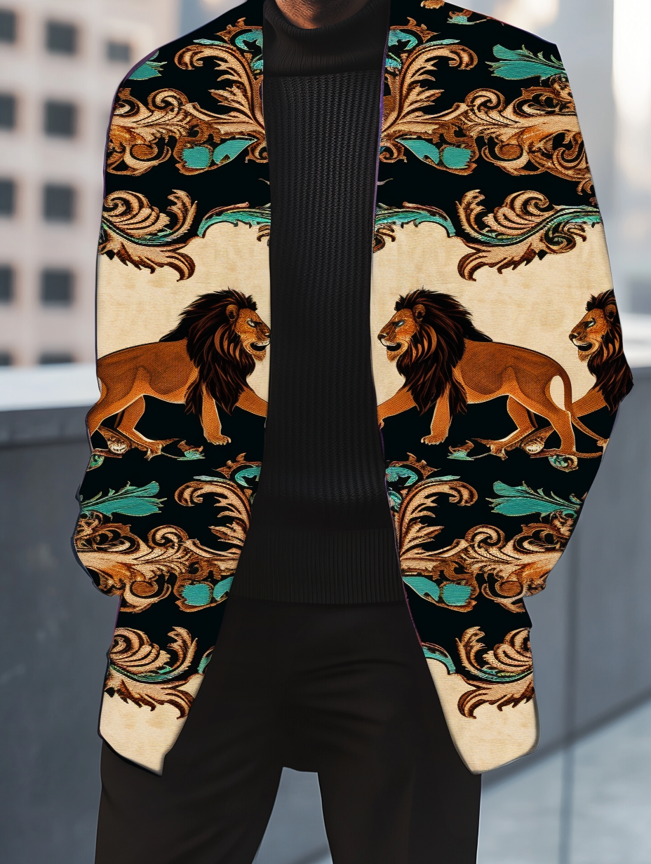 2024 Man Unique casual Men's Luxury Business Casual Fashion Blazer Suit Coat Jacket