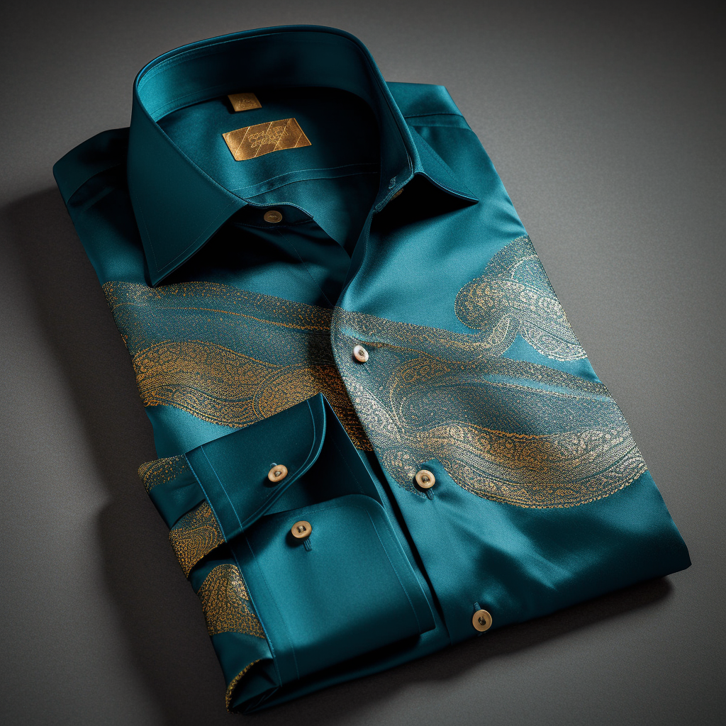 Unique Luxe Collection Effortless chic Shirt High Elasticity men's printed shirt