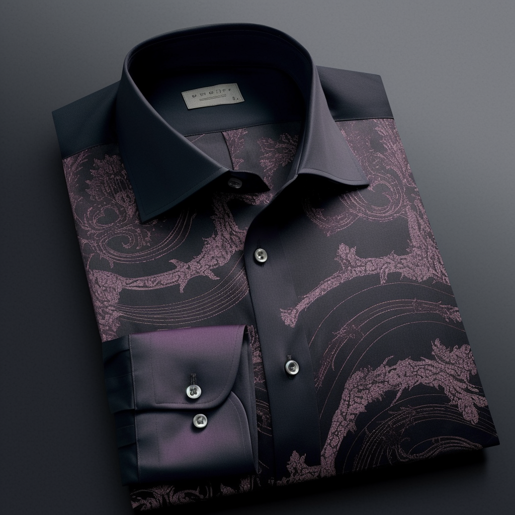 Unique Luxe Collection Effortless chic Shirt High Elasticity men's printed shirt