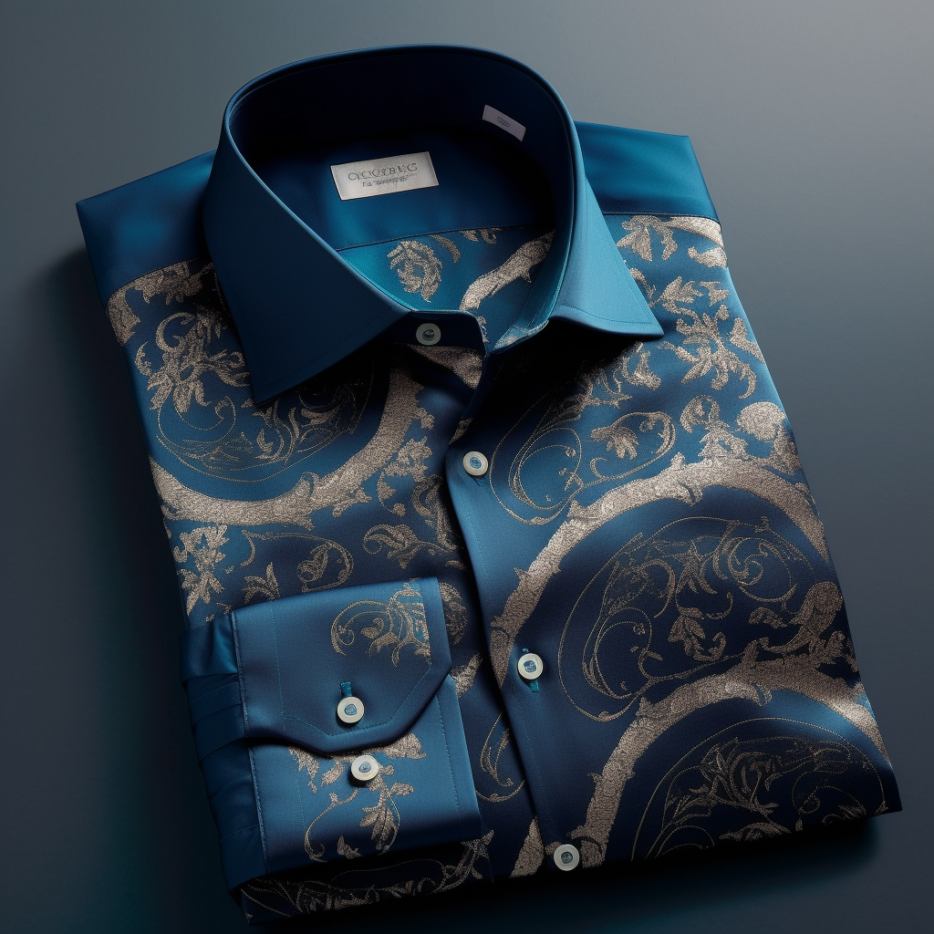 Unique Luxe Collection Effortless chic Shirt High Elasticity men's printed shirt