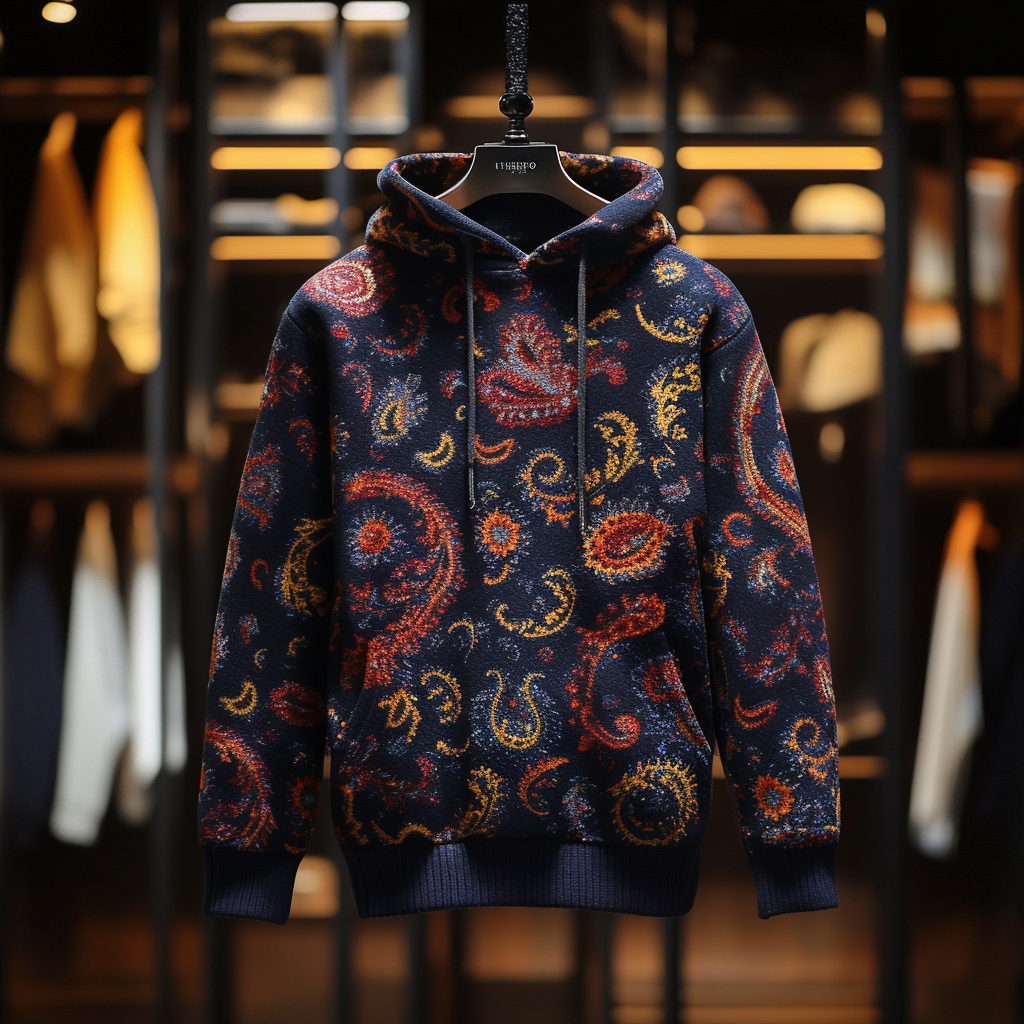Essential Everyday Printed casual vacation retro abstract sweatshirt Hoodie