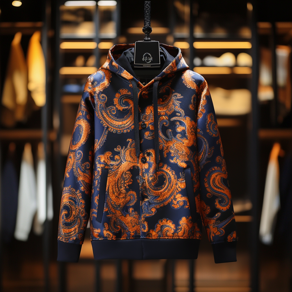 Essential Everyday Printed casual vacation retro abstract sweatshirt Hoodie