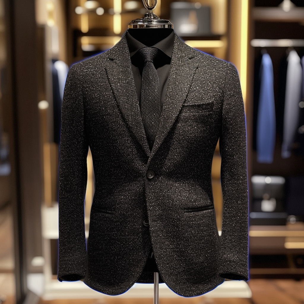 Printed business gentleman casual Men's Luxury Business Casual Fashion Blazer Suit Jacket