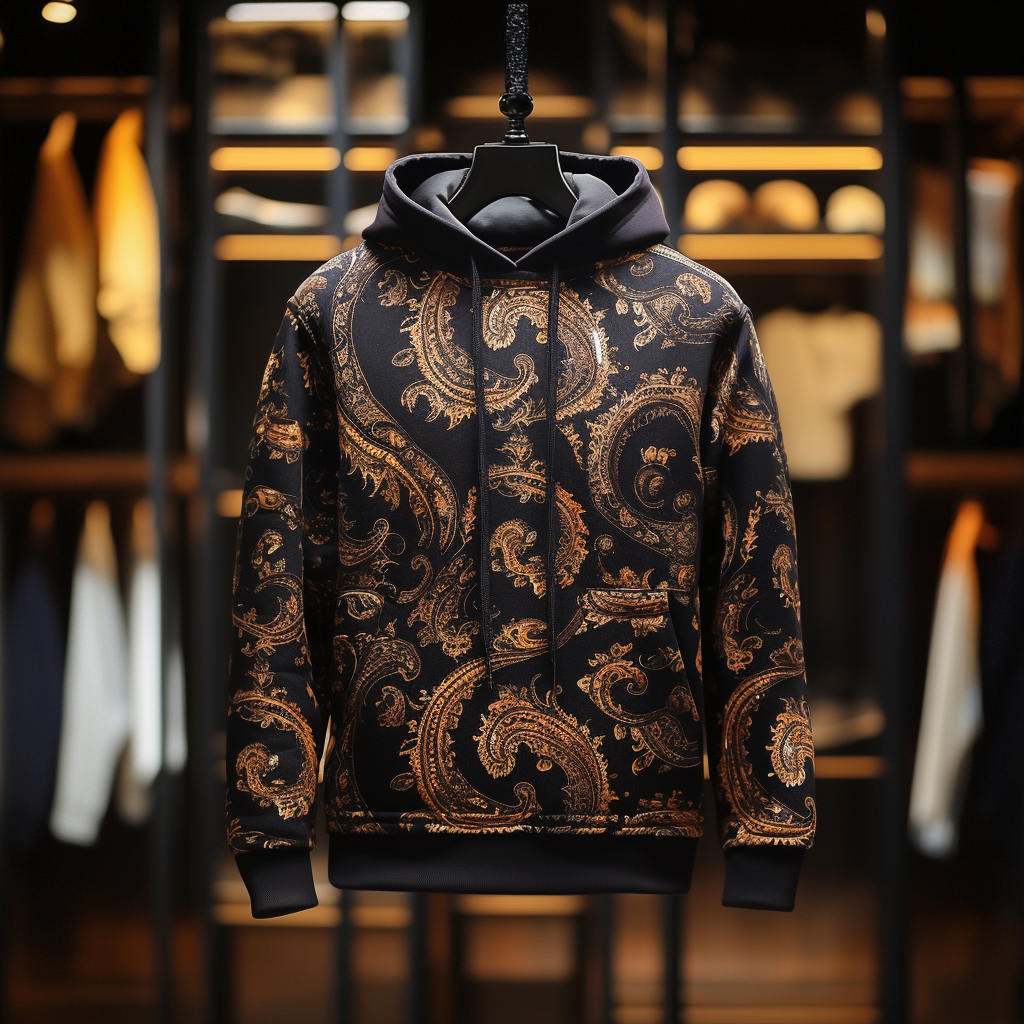 Essential Everyday Printed casual vacation retro abstract sweatshirt Hoodie