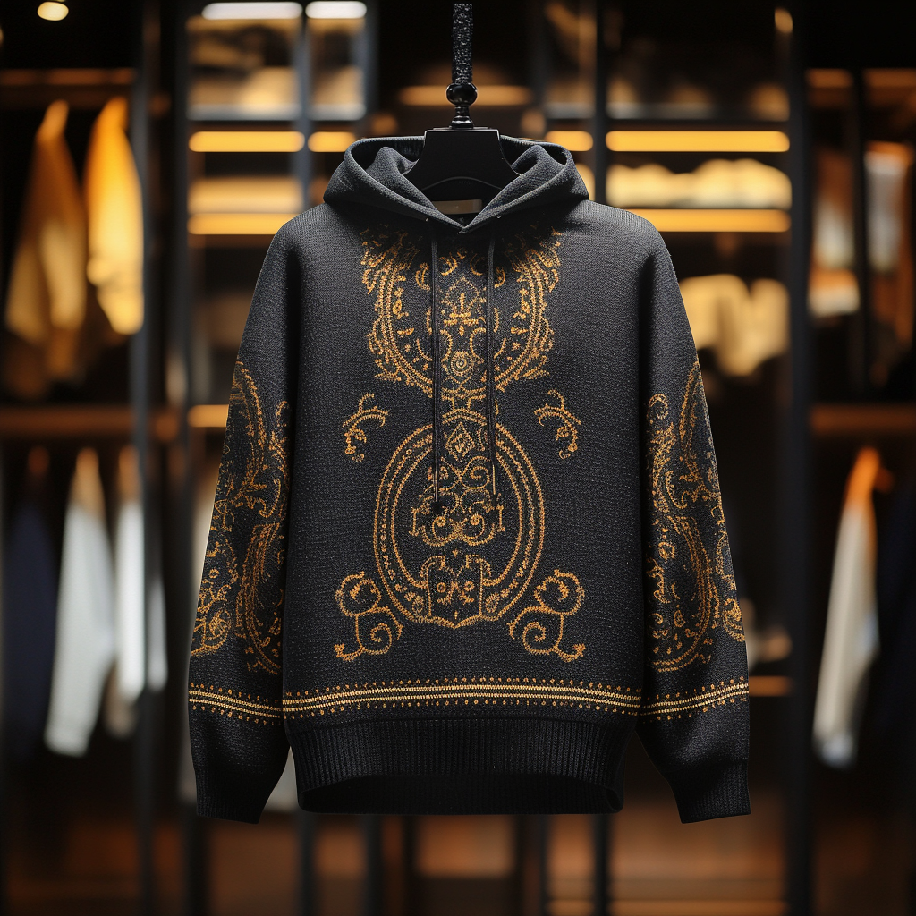 Essential Everyday Printed casual vacation retro abstract sweatshirt Hoodie