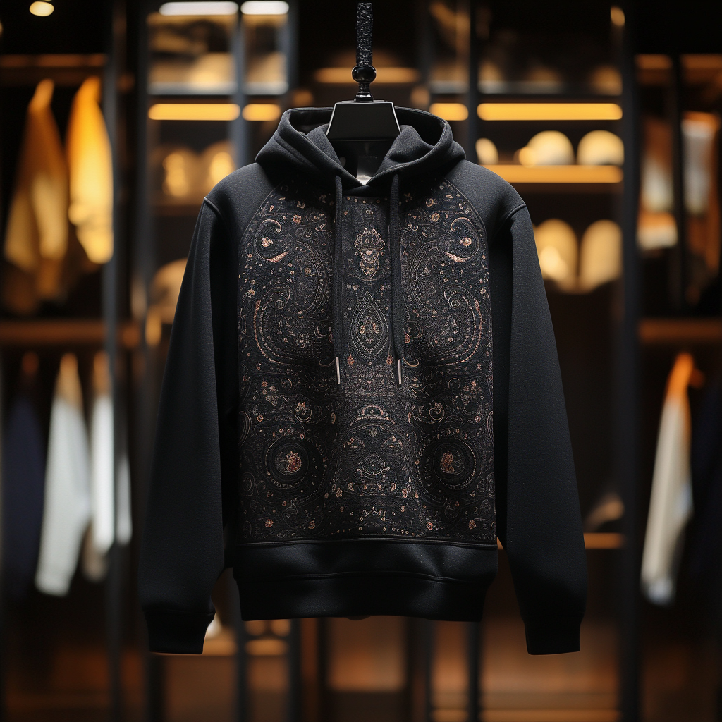 Essential Everyday Printed casual vacation retro abstract sweatshirt Hoodie