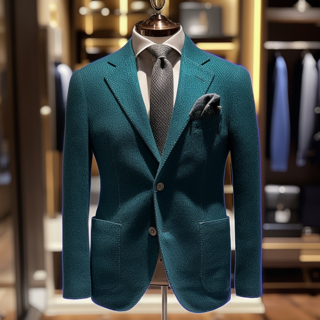 Printed business gentleman casual Men's Luxury Business Casual Fashion Blazer Suit Jacket