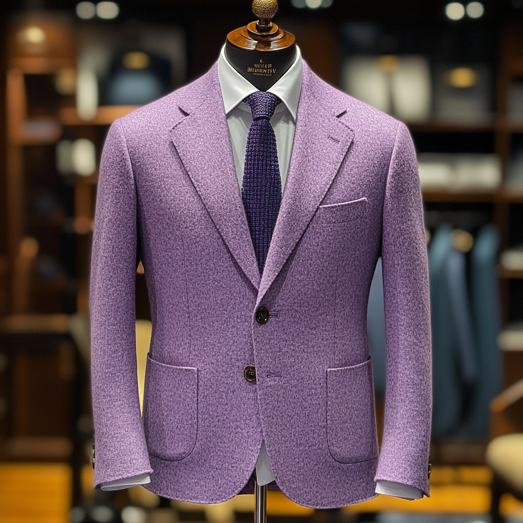 Printed business gentleman casual Men's Luxury Business Casual Fashion Blazer Suit Jacket