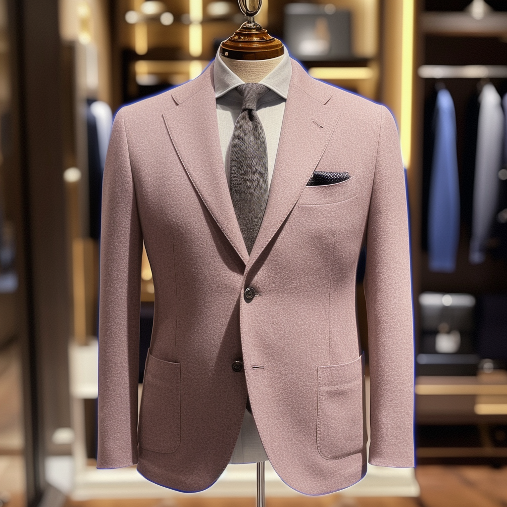 Printed business gentleman casual Men's Luxury Business Casual Fashion Blazer Suit Jacket