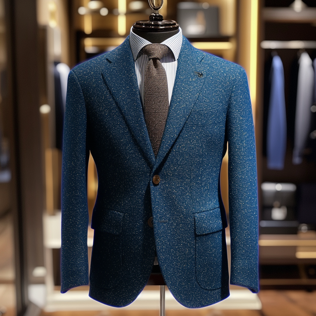 Printed business gentleman casual Men's Luxury Business Casual Fashion Blazer Suit Jacket