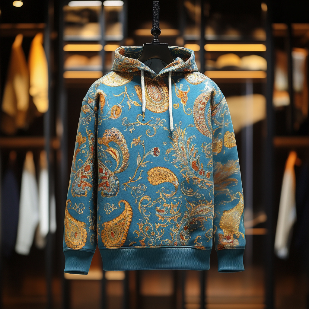 Essential Everyday Printed casual vacation retro abstract sweatshirt Hoodie