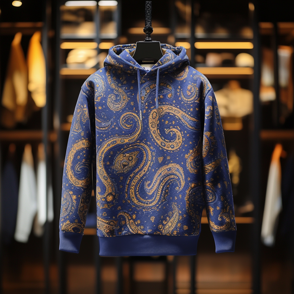 Essential Everyday Printed casual vacation retro abstract sweatshirt Hoodie