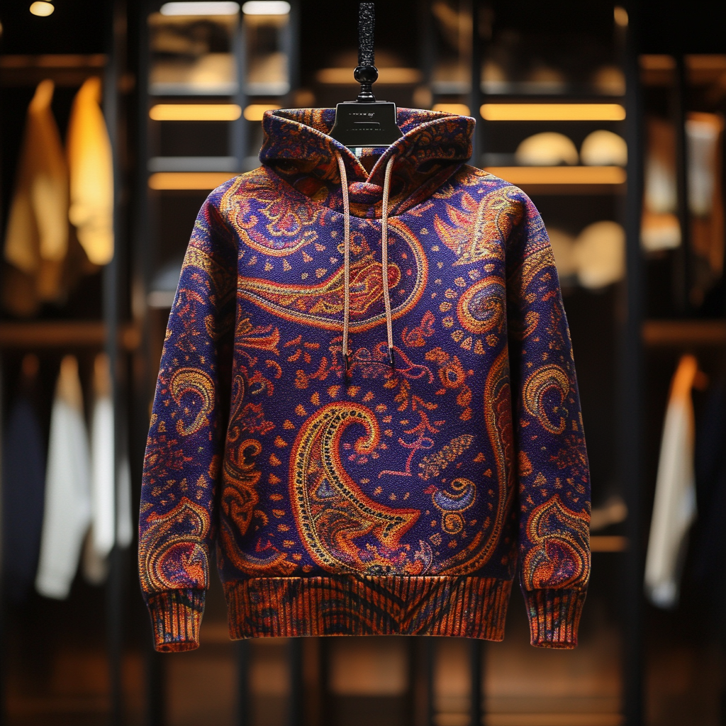 Essential Everyday Printed casual vacation retro abstract sweatshirt Hoodie