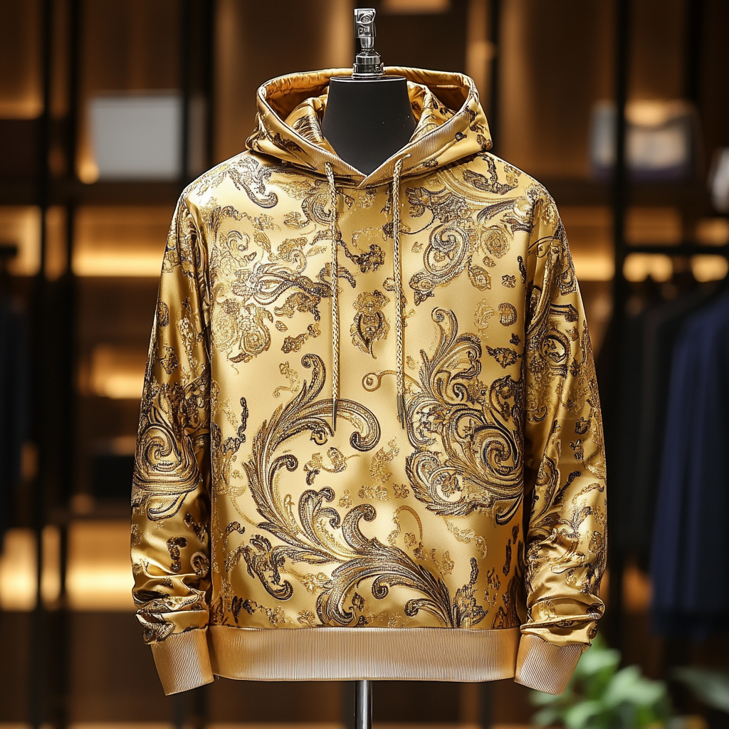 Essential Everyday Printed casual vacation retro abstract sweatshirt Hoodie
