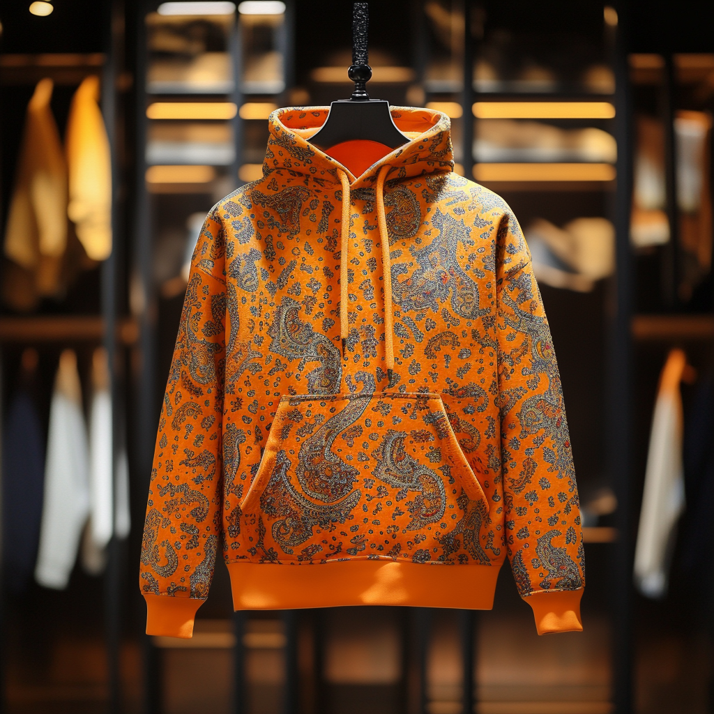 Essential Everyday Printed casual vacation retro abstract sweatshirt Hoodie