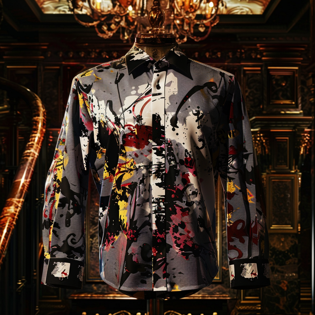 Best Silk Luxury Business VIP Exclusive Designer unique Luxe Collection long Shirt High Elasticity