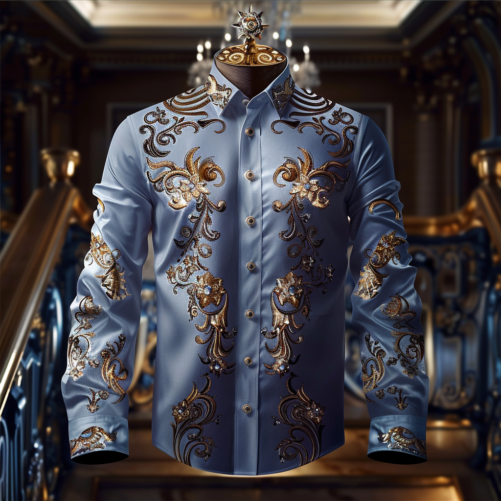 Best Silk Luxury Business VIP Exclusive Designer unique Luxe Collection long Shirt High Elasticity