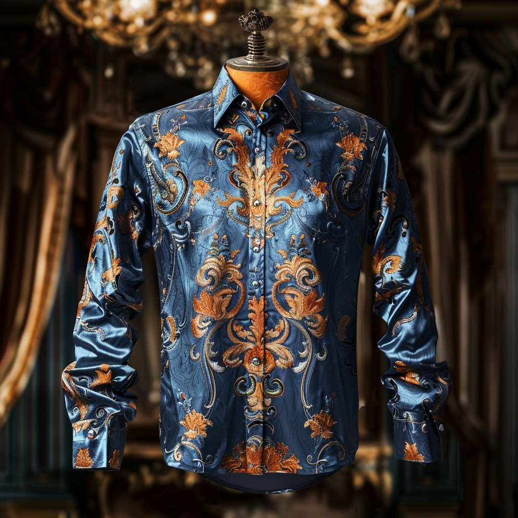 Best Silk Luxury Business VIP Exclusive Designer unique Luxe Collection long Shirt High Elasticity