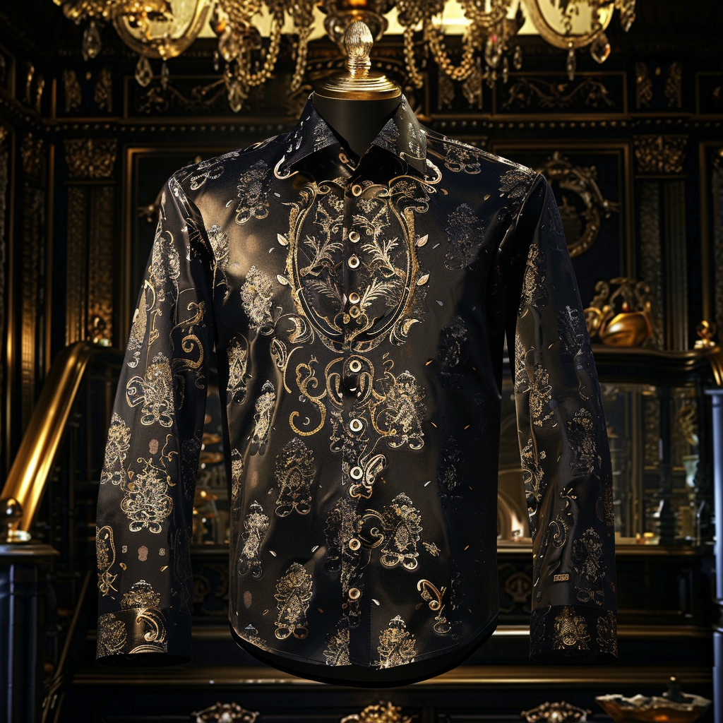 Best Silk Luxury Business VIP Exclusive Designer unique Luxe Collection long Shirt High Elasticity