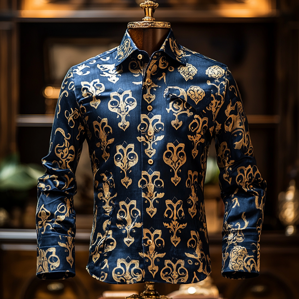 Silk Luxury Business VIP Exclusive Designer unique Luxe Collection long Shirt High Elasticity