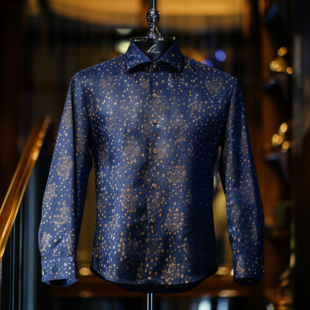 Best Silk Luxury Business VIP Exclusive Designer unique Luxe Collection long Shirt High Elasticity