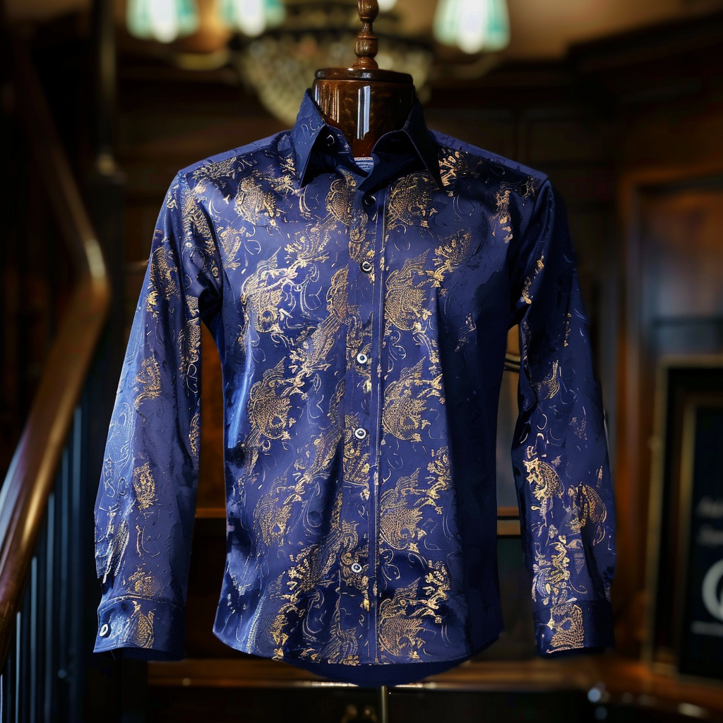 Best Silk Luxury Business VIP Exclusive Designer unique Luxe Collection long Shirt High Elasticity