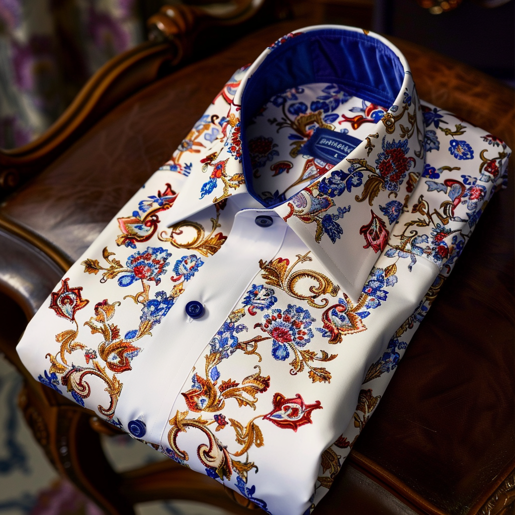 Best Unique Luxe Collection Effortless chic Shirt High Elasticity men's printed shirt