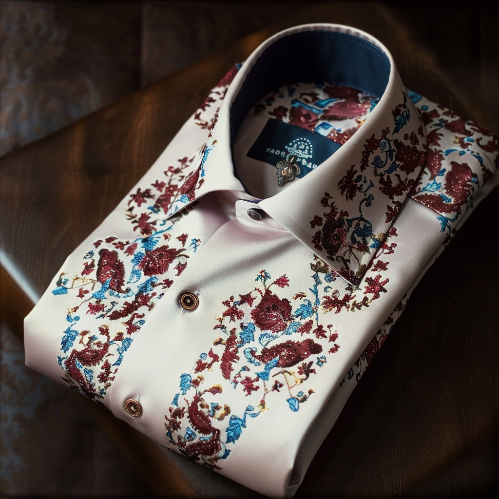 Best Unique Luxe Collection Effortless chic Shirt High Elasticity men's printed shirt