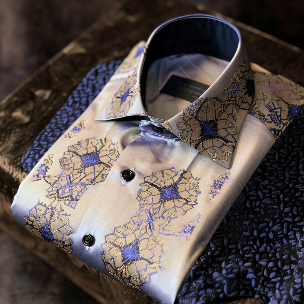 Best Unique Luxe Collection Effortless chic Shirt High Elasticity men's printed shirt