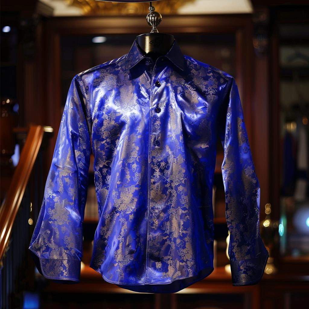 Best Silk Luxury Business VIP Exclusive Designer unique Luxe Collection long Shirt High Elasticity