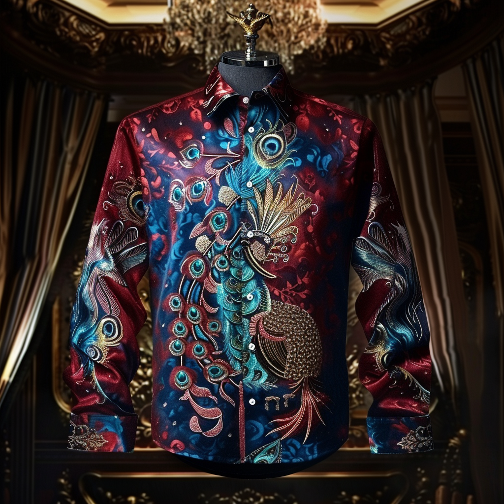 Best Silk Luxury Business VIP Exclusive Designer unique Luxe Collection long Shirt High Elasticity