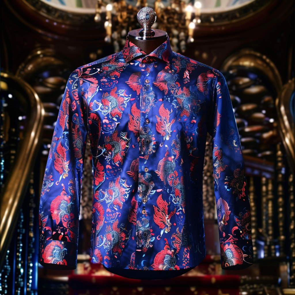 Best Silk Luxury Business VIP Exclusive Designer unique Luxe Collection long Shirt High Elasticity