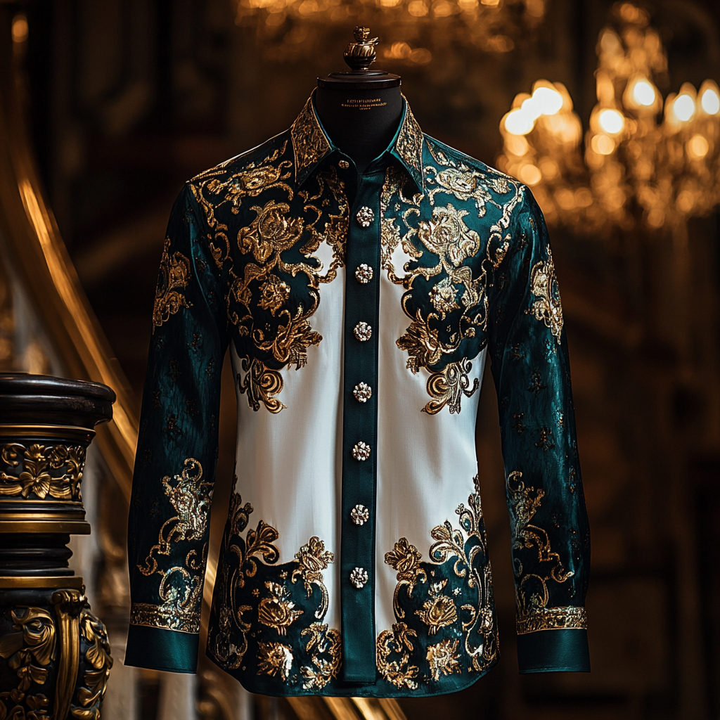 Silk Luxury Business VIP Exclusive Designer unique Luxe Collection long Shirt High Elasticity
