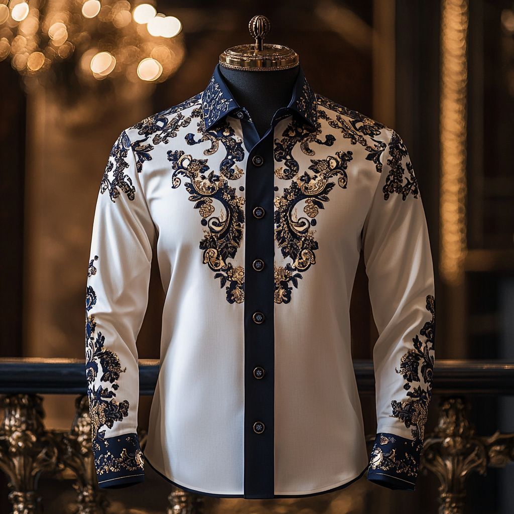 Silk Luxury Business VIP Exclusive Designer unique Luxe Collection long Shirt High Elasticity