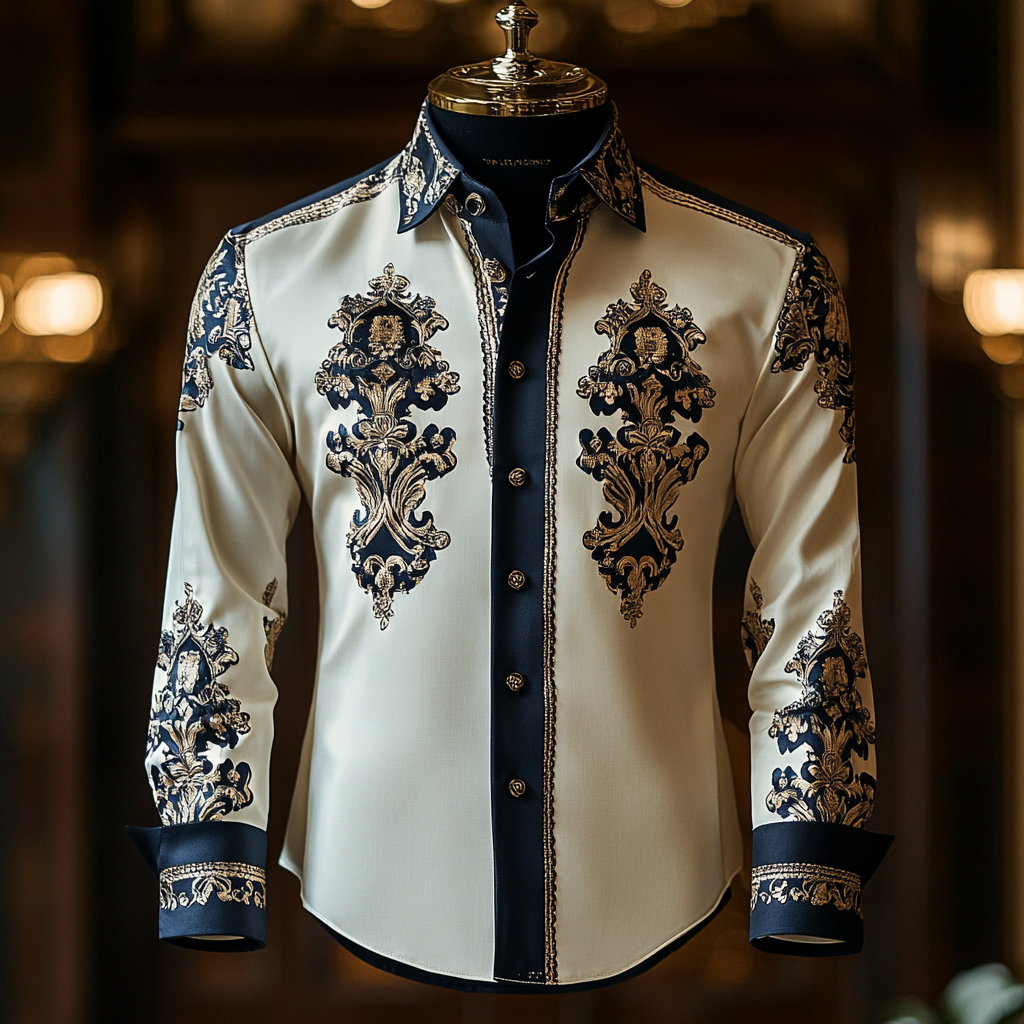 Silk Luxury Business VIP Exclusive Designer unique Luxe Collection long Shirt High Elasticity