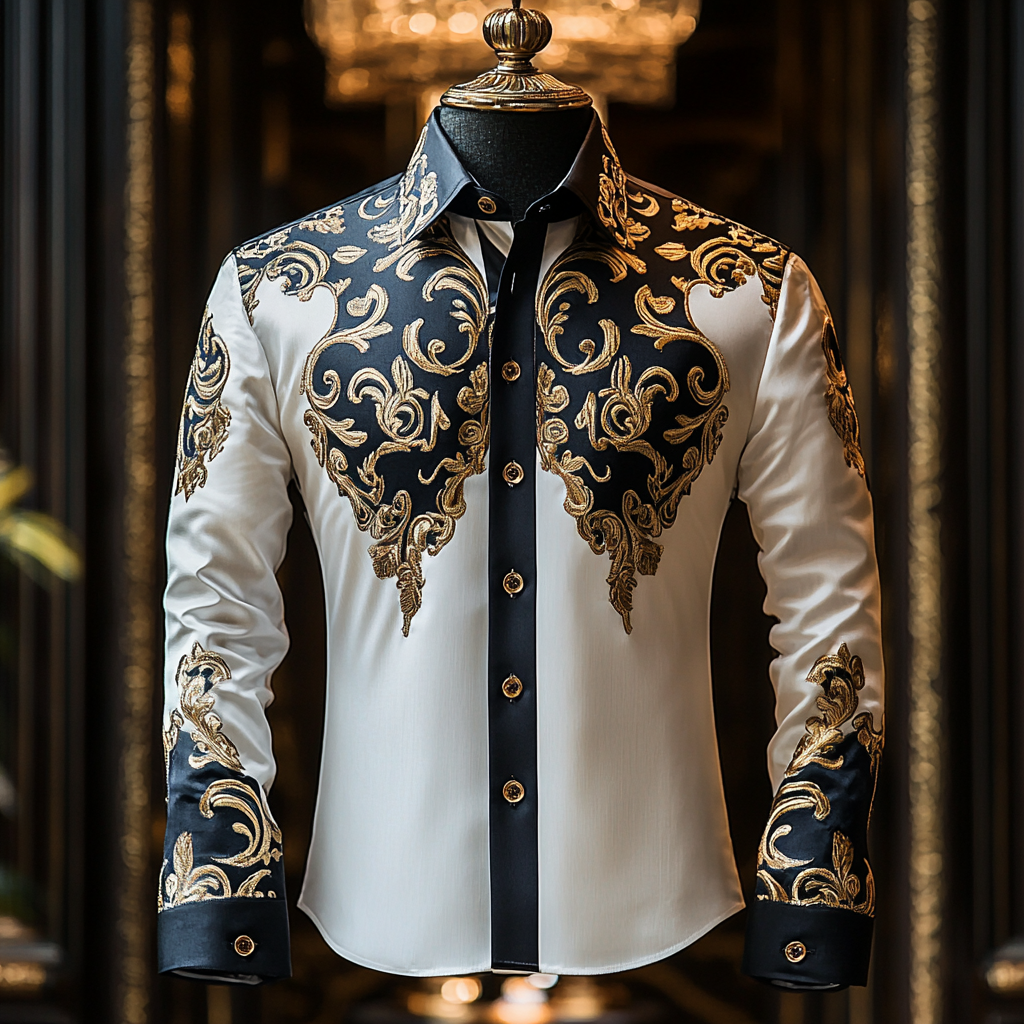 Silk Luxury Business VIP Exclusive Designer unique Luxe Collection long Shirt High Elasticity