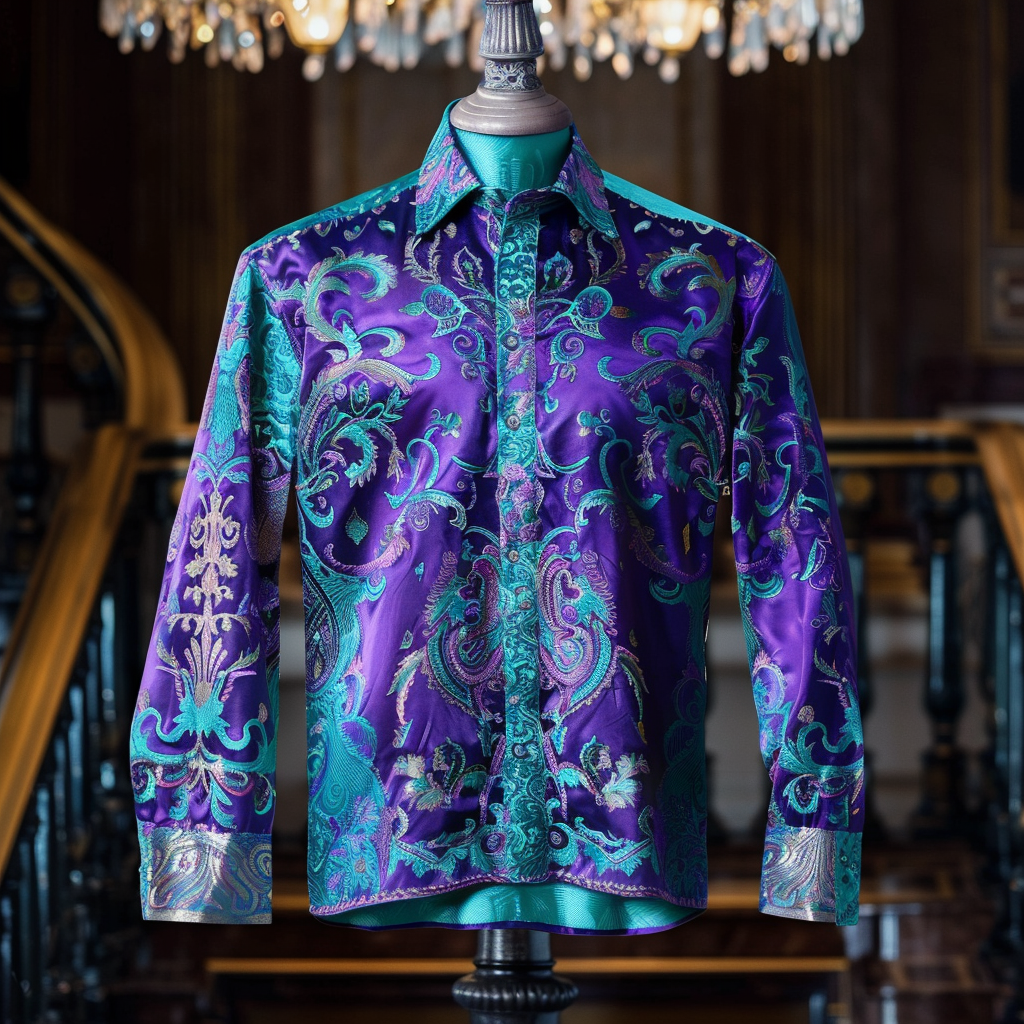Best Silk Luxury Business VIP Exclusive Designer unique Luxe Collection long Shirt High Elasticity